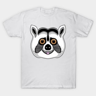 Cute raccoon face classic cartoon T-Shirt